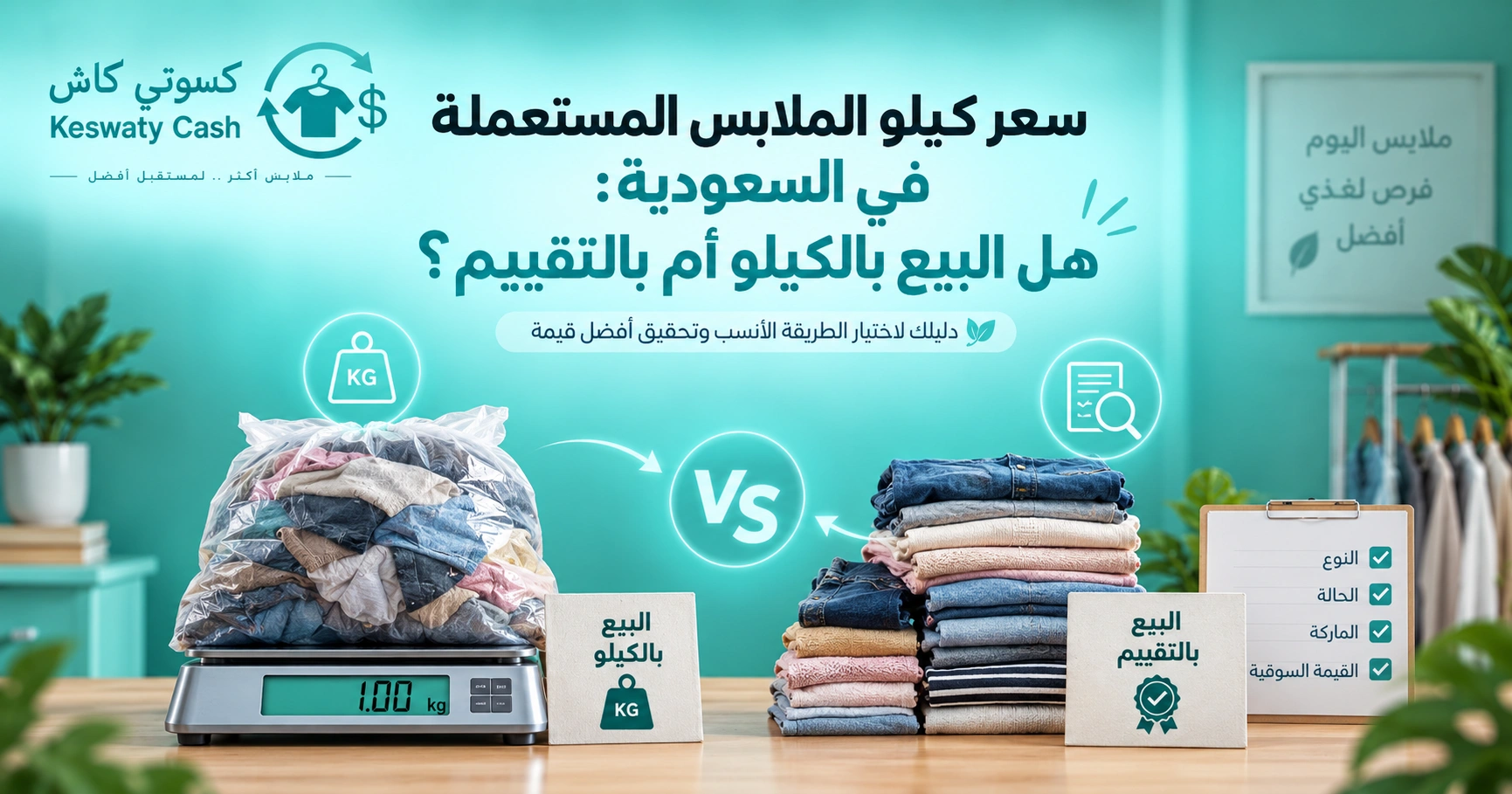 سعر كيلو الملابس المستعملة في السعودية: هل البيع بالكيلو أم بالتقييم؟