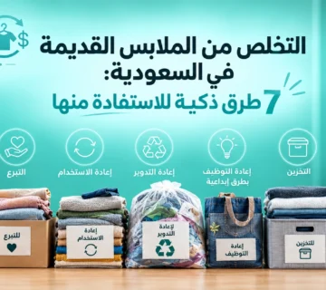 التخلص من الملابس القديمة في السعودية: 7 طرق ذكية للاستفادة منها