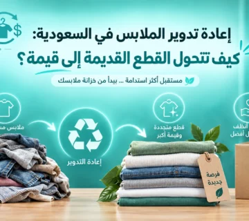 إعادة تدوير الملابس في السعودية: كيف تتحول القطع القديمة إلى قيمة؟