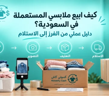 كيف ابيع ملابسي المستعملة في السعودية؟ دليل عملي من الفرز إلى الاستلام