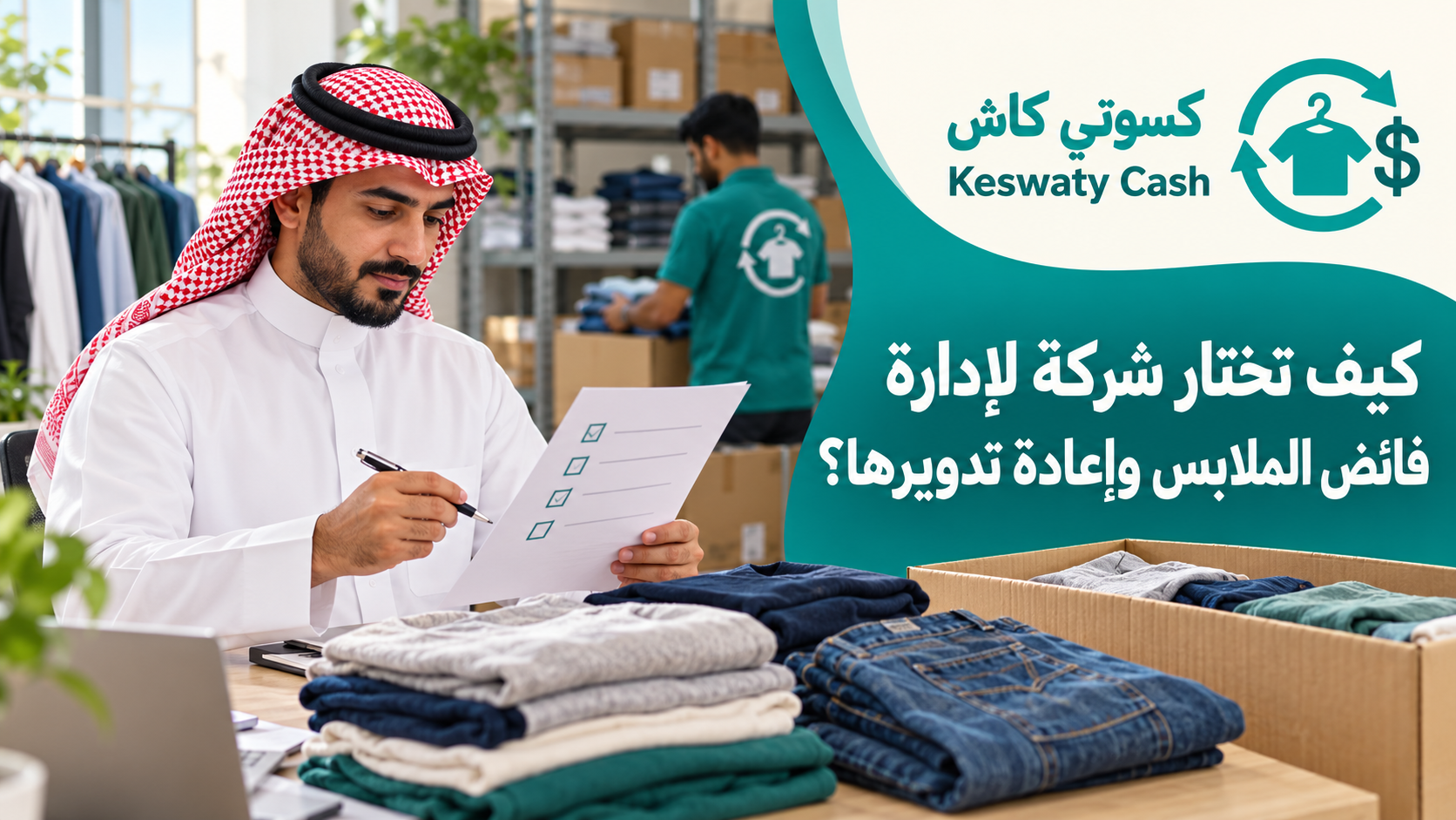 كيف تختار شركة لإدارة فائض الملابس وإعادة تدويرها؟ قائمة تقييم للمشتريات والاستدامة