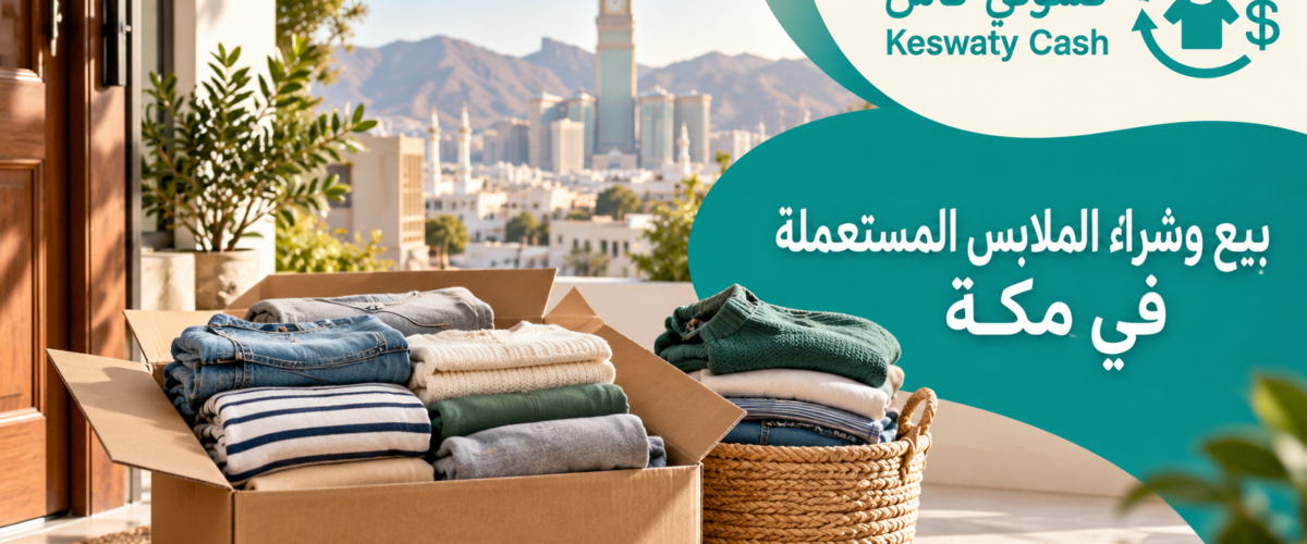 بيع وشراء الملابس المستعملة في مكة | الاستلام من المنزل وخطوات التقييم