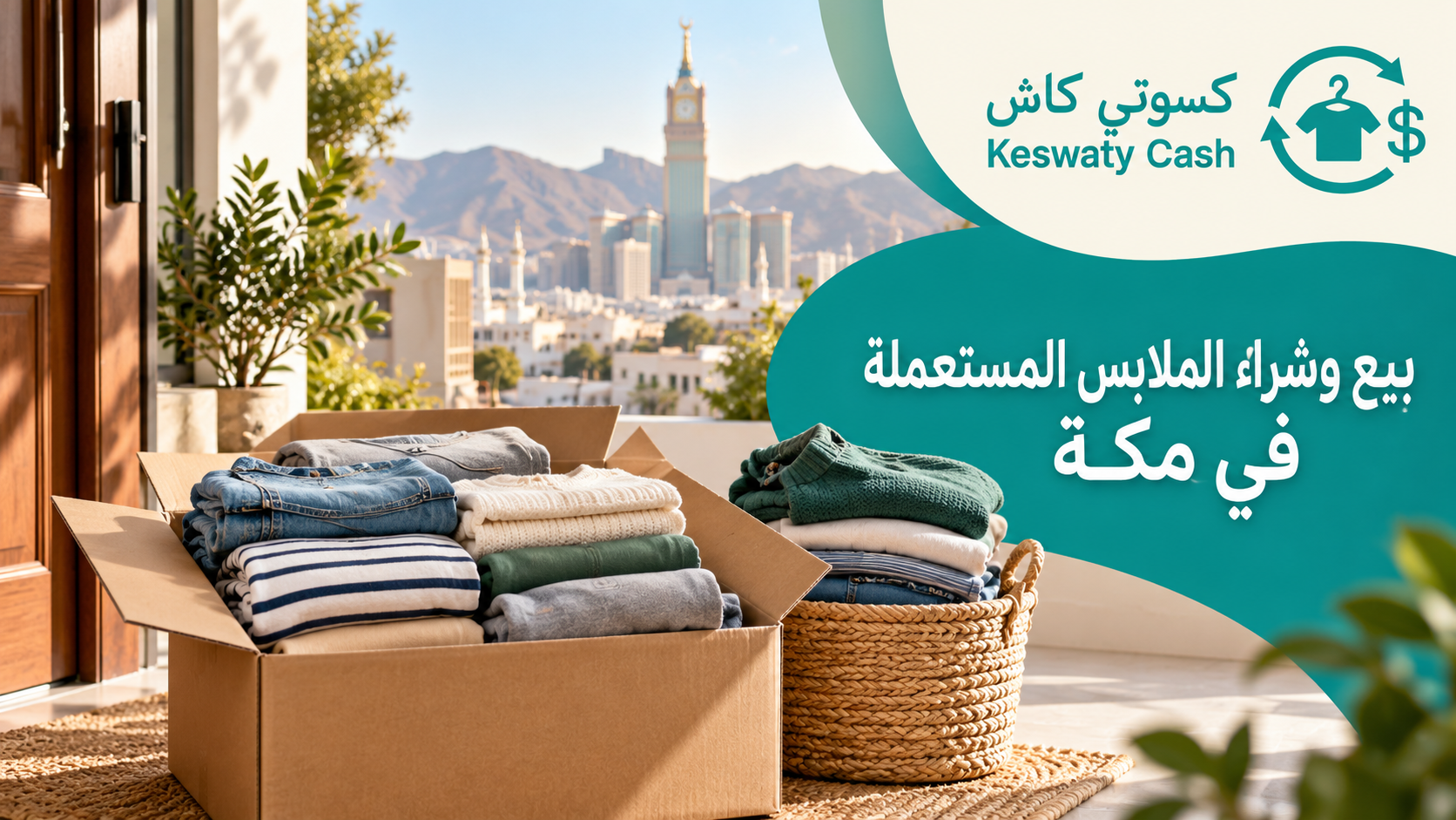 بيع وشراء الملابس المستعملة في مكة | الاستلام من المنزل وخطوات التقييم
