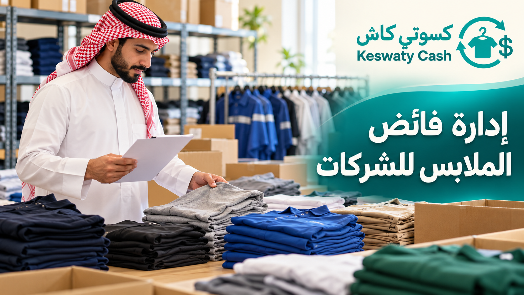 إدارة فائض الملابس للشركات في السعودية: من التخزين إلى إعادة الاستخدام
